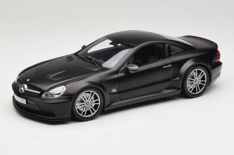 Mercedes SL65 AMG R230 Black Series Matt Black Minichamps 1:18 100038121 Druckguss