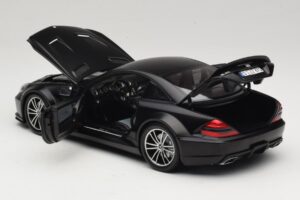 Mercedes SL65 AMG R230 Black Series Matt Black Minichamps 1:18 100038121 Druckguss — Bild 5 von 8