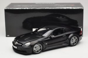 Mercedes SL65 AMG R230 Black Series Matt Black Minichamps 1:18 100038121 Druckguss — Bild 8 von 8