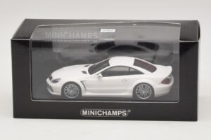 Mercedes SL65 AMG R230 Black Series Matt Weiß Minichamps 1:43 400038222 Druckguss — Bild 4 von 4