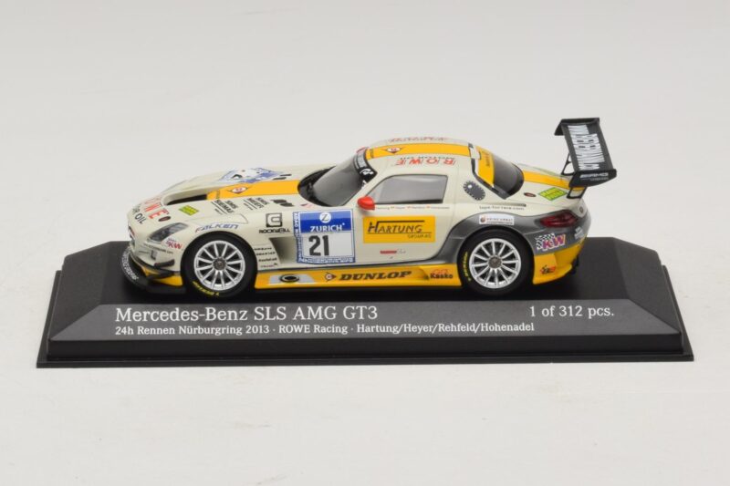 Mercedes SLS AMG GT3 #21 Rowe Racing Hartung / Heyer Nurburgring 24 Hours 2013 Minichamps 1:43 410133221 Druckguss