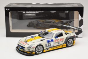Mercedes SLS AMG GT3 #22 Graf / Jager Rowe Racing 24 Hours of Nurburgring 2013 Minichamps 1:18 151133122 Druckguss — Bild 6 von 6