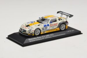 Mercedes SLS AMG GT3 #22 Rowe Racing Graf / Jager Nurburgring 24 Hours 2013 Minichamps 1:43 410133222 Druckguss — Bild 2 von 4