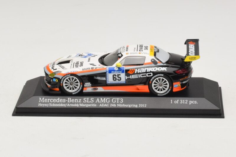 Mercedes SLS AMG GT3 #65 Hankook 24 Hours of Nurburgring 2012 Minichamps 1:43 Mercedes SLS AMG GT3 #65 Hankook 24 Hours of Nurburgring 2012 Minichamps 1:43 437123265 Druckguss