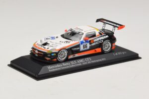 Mercedes SLS AMG GT3 #66 Hankook C. Frankenhout / Simonsen 24 Hours of Nurburgring 2012 Minichamps 1:43 437123266 Druckguss — Bild 2 von 4