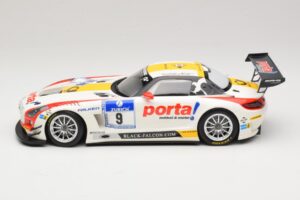 Mercedes SLS AMG GT3 #9 B. Schneider / J. Bleekemolen Black Falcon 24 Hours of Nurburgring Winner 2013 Minichamps 1:18 151133 — Bild 3 von 6