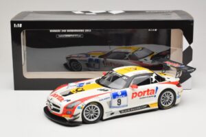 Mercedes SLS AMG GT3 #9 B. Schneider / J. Bleekemolen Black Falcon 24 Hours of Nurburgring Winner 2013 Minichamps 1:18 151133 — Bild 6 von 6