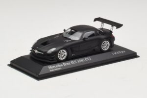 Mercedes SLS AMG GT3 Matt Schwarz Minichamps 1:43 410113200 Druckguss — Bild 2 von 4