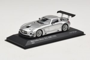 Mercedes SLS AMG GT3 Silber Minichamps 1:43 410113202 Druckguss — Bild 2 von 4