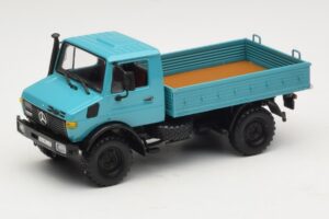 Mercedes Unimog 1300 L Pritschenwagen Blau Minichamps 1:43 439033020 Druckguss
