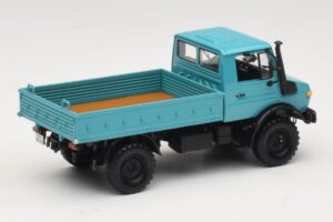 Mercedes Unimog 1300 L Pritschenwagen Blau Minichamps 1:43 439033020 Druckguss — Bild 2 von 6
