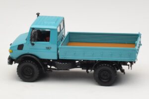 Mercedes Unimog 1300 L Pritschenwagen Blau Minichamps 1:43 439033020 Druckguss — Bild 3 von 6