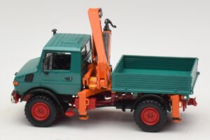 Mercedes Unimog 1300 L Kipper mit Laderkran Minichamps 1:43 439033000 Druckguss — Bild 3 von 6
