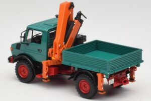 Mercedes Unimog 1300 L Kipper mit Laderkran Minichamps 1:43 439033000 Druckguss — Bild 5 von 6
