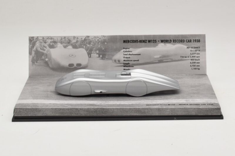 Mercedes W125 R. Caracciola World Record 1938 Minichamps 1:43 40038300 Druckguss
