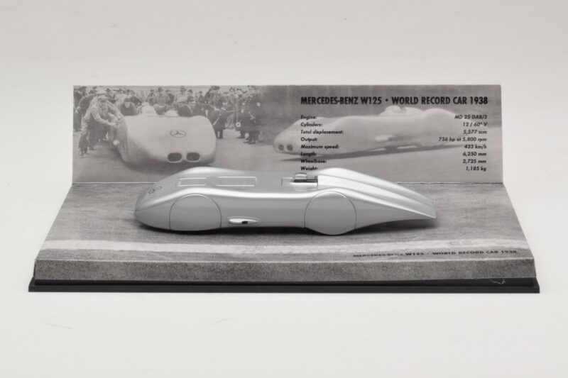 Mercedes W125 R. Caracciola World Record Car 1938 Minichamps 1:43 400383800 Druckguss