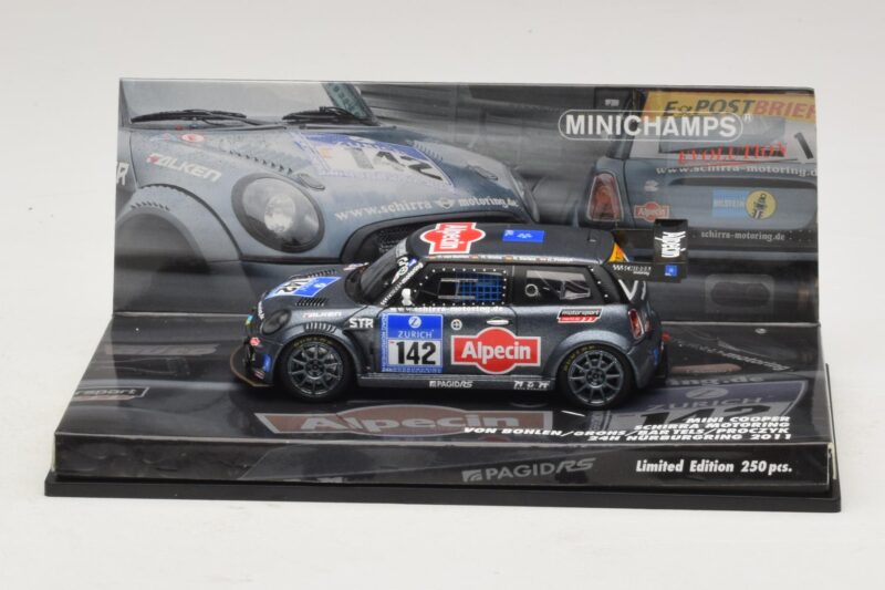 Mini Cooper #142 Von Bohlen / F. Grohs Schirra Motorsport Nurburgring 24 Hours 2011 Minichamps 1:43 43112142 Druckguss