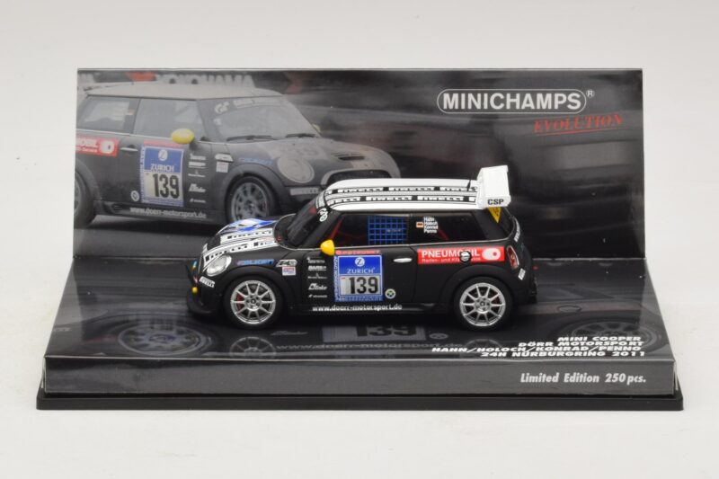 Mini Cooper Dörr Motorsport #139 Hahn / Holoch 24 Hours of Nürburgring 2011 Minichamps 1:43 437112139 Druckguss