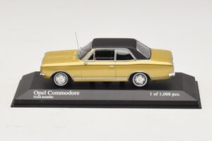 Opel Commodore A Gold Metallic Minichamps 1:43 430046165 Druckguss