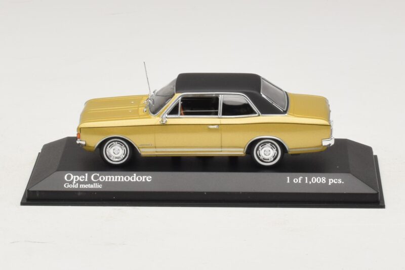 Opel Commodore A Gold Metallic Minichamps 1:43 430046165 Druckguss