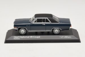 Opel Diplomat A V8 Coupe Dunkelblau Minichamps 1:43 400048021 Druckguss