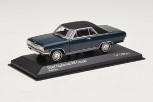Opel Diplomat A V8 Coupe Dunkelblau Minichamps 1:43 400048021 Druckguss — Bild 2 von 4
