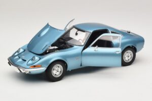 Opel GT Blue Metallic Minichamps 1:18 180049030 Druckguss — Bild 2 von 8