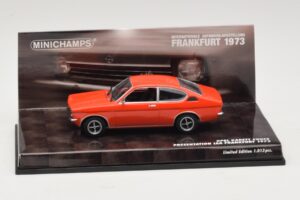 Opel Kadett C Coupé Präsentation IAA Frankfurt Rot Minichamps 1:43 436045620 Druckguss