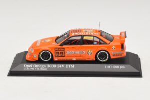 Opel Omega 3000 24V #99 Jägermeister M. Reuter DTM 1991 Minichamps 1:43 400914499 Druckguss