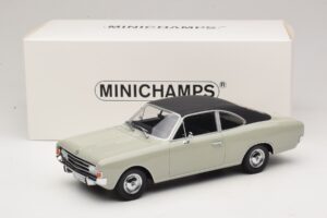 Opel Rekord C Coupé Grau Minichamps 1:18 107047022 Resin — Bild 6 von 6