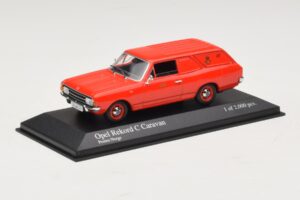 Opel Rekord Caravan Norwegian Post Minichamps 1:43 433046195 Druckguss — Bild 2 von 4