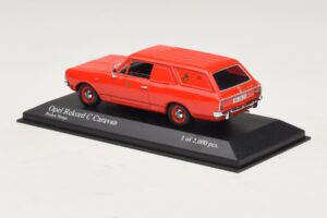 Opel Rekord Caravan Norwegian Post Minichamps 1:43 433046195 Druckguss — Bild 3 von 4