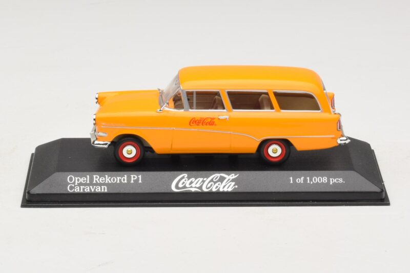 Opel Rekord P1 Caravan Coca-Cola Minichamps 1:43 Opel Rekord P1 Caravan Coca-Cola Minichamps 1:43 430043270 Druckguss