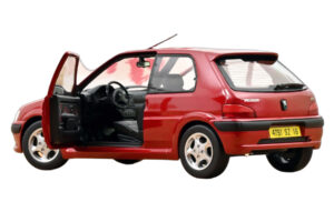 Peugeot 106 S16 Lucifer Red Norev 1:18 184921 Druckguss — Bild 2 von 3