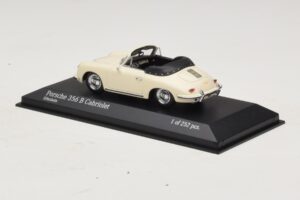 Porsche 356 B Cabriolet Elfenbeinweiß Minichamps 1:43 400064332 Druckguss — Bild 3 von 4