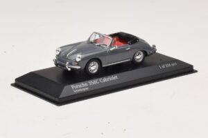Porsche 356C Cabriolet Grau Minichamps 1:43 430062339 Druckguss — Bild 2 von 4