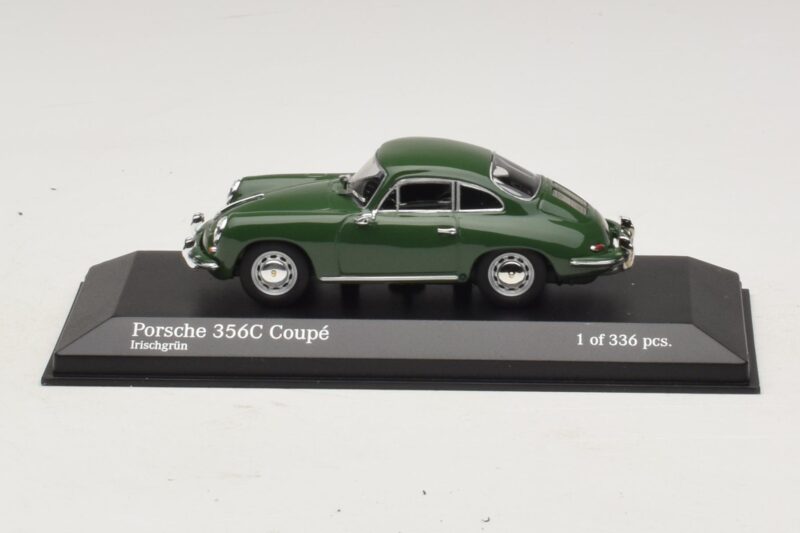 Porsche 356C Dunkelgrün Minichamps 1:43 Porsche 356C Dunkelgrün Minichamps 1:43 430062329 Druckguss