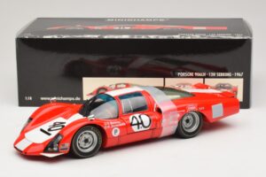 Porsche 906 LH Squadra Tartaruga #40 D. Spoerry / R. Steinemann 12 Hours of Sebring 1967 Minichamps 1:18 100676140 Druckguss — Bild 8 von 8