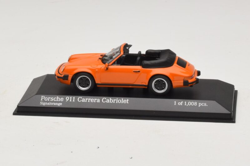 Porsche 911 930 Carrera Cabriolet Orange Minichamps 1:43 Porsche 911 930 Carrera Cabriolet Orange Minichamps 1:43 430062038 Druckguss