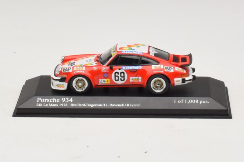 Porsche 911 934 #69 Braillard / Dagoreau 24 Hours of Le Mans 1978 Minichamps 1:43 Porsche 911 934 #69 Braillard / Dagoreau 24 Hours of Le Mans 1978 Minichamps 1:43 400786469 Druckguss