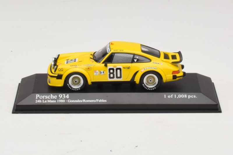 Porsche 911 934 #80 Gonzalez / Romero 24 Hours of Le Mans 1980 Minichamps 1:43 Porsche 911 934 #80 Gonzalez / Romero 24 Hours of Le Mans 1980 Minichamps 1:43 400806480 Druckguss