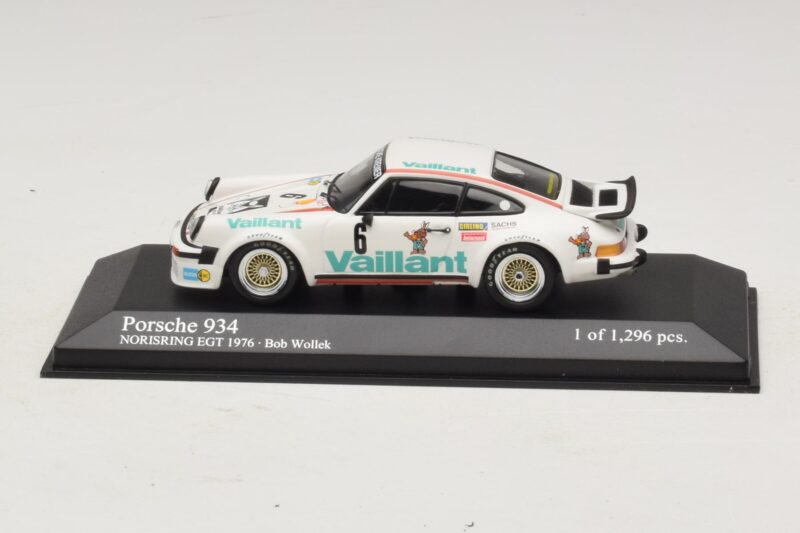 Porsche 911 934 Vaillant #6 B. Wollek Norisring EGT 1976 Minichamps 1:43 Porsche 911 934 Vaillant #6 B. Wollek Norisring EGT 1976 Minichamps 1:43 400766496 Druckguss