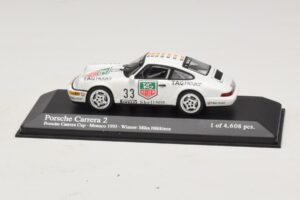 Porsche 911 964 Carrera 2 #33 M. Hakkinen Monaco Carrera Cup Winner 1993 Minichamps 1:43 430936033 Druckguss