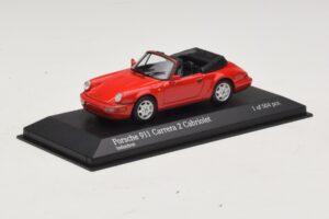 Porsche 911 964 Carrera 2 Cabriolet Rot Minichamps 1:43 430067330 Druckguss — Bild 2 von 4