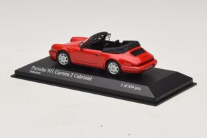 Porsche 911 964 Carrera 2 Cabriolet Rot Minichamps 1:43 430067330 Druckguss — Bild 3 von 4