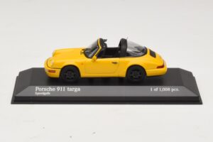 Porsche 911 964 Targa Gelb Minichamps 1:43 400061367 Druckguss