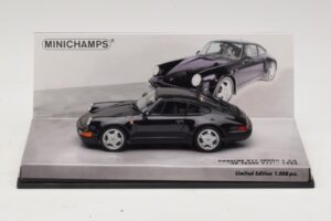 Porsche 911 964 Turbo S 3.6 30 Jahre Jubiläum Schwarz Minichamps 1:43 436069171 Druckguss