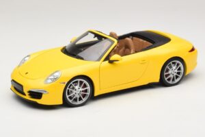 Porsche 911 991 Carrera S Cabriolet Gelb Minichamps 1:18 100061031 Druckguss