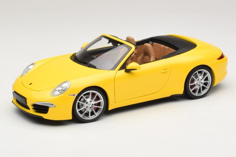 Porsche 911 991 Carrera S Cabriolet Gelb Minichamps 1:18 100061031 Druckguss