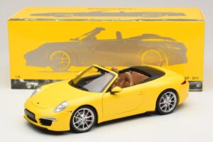 Porsche 911 991 Carrera S Cabriolet Gelb Minichamps 1:18 100061031 Druckguss — Bild 8 von 8